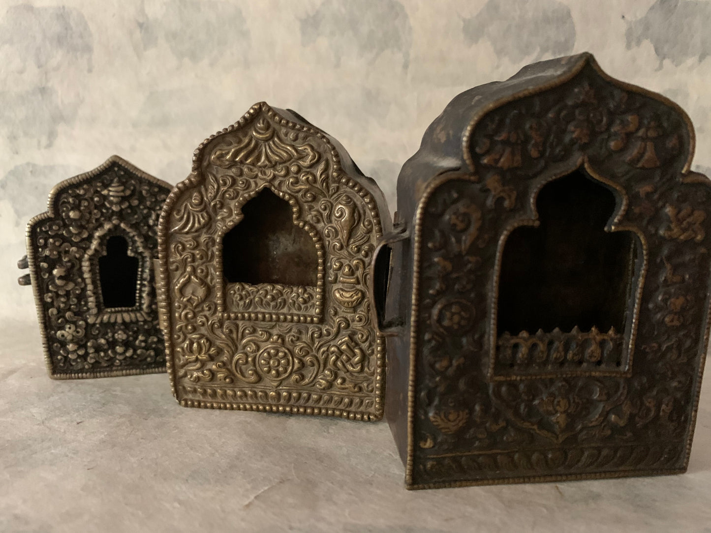 A collection of 19th C metal ghaus