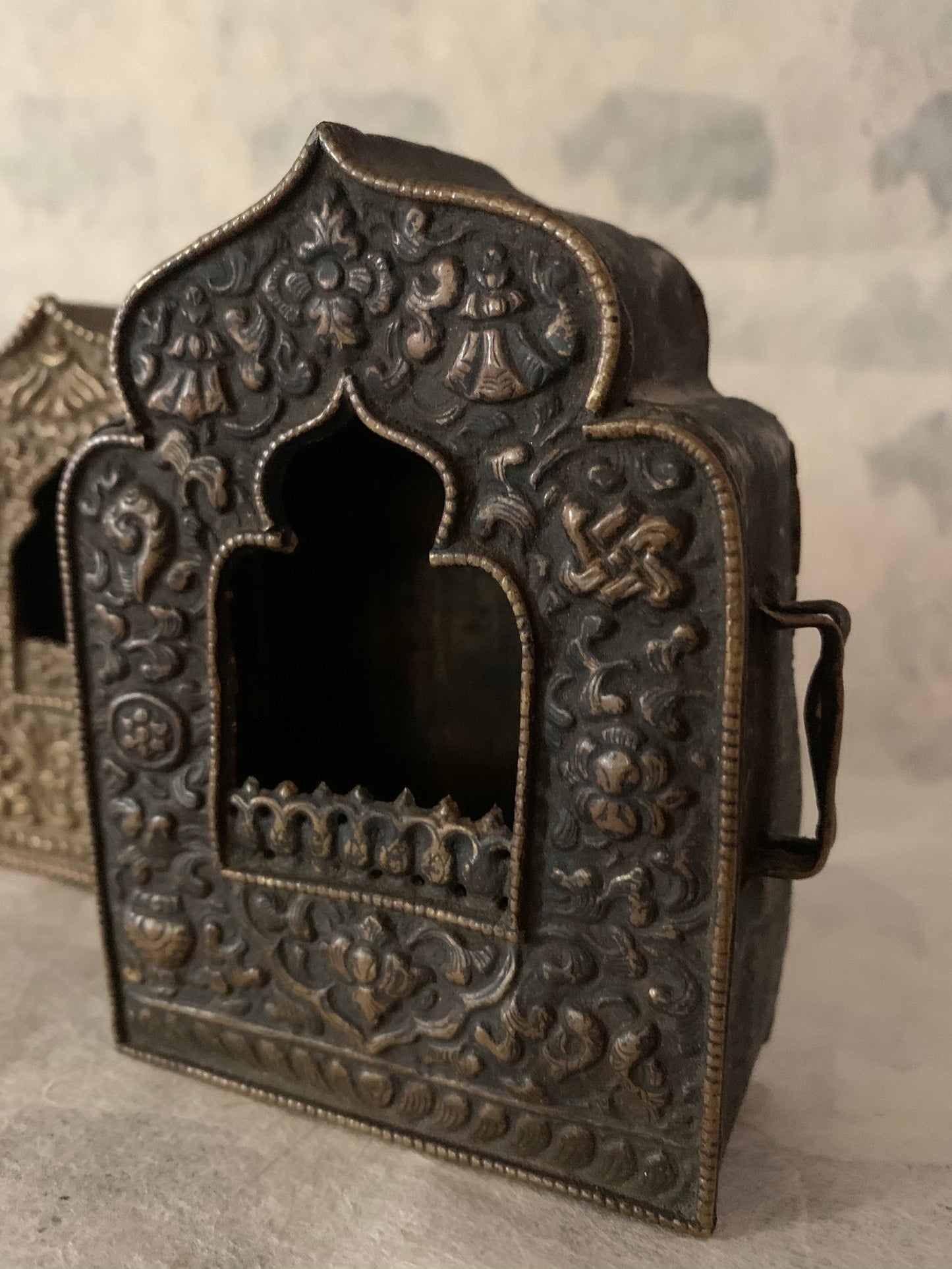 A collection of 19th C metal ghaus