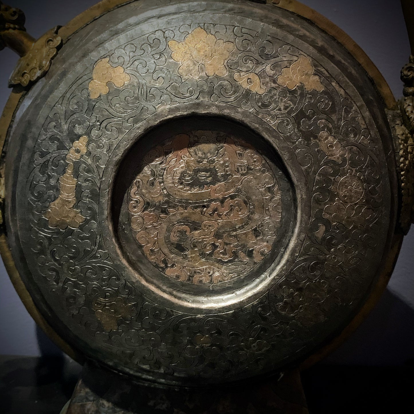 An antique Tibetan beer pitcher