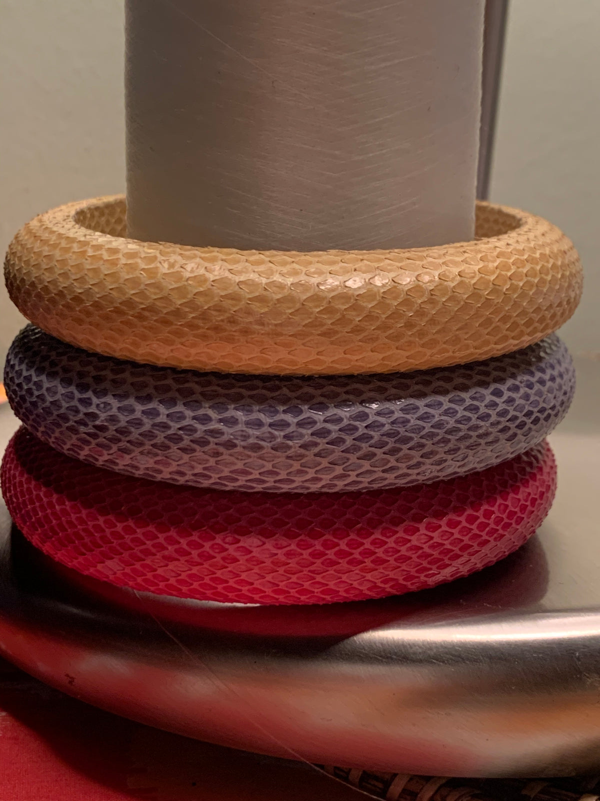Shagreen bangles