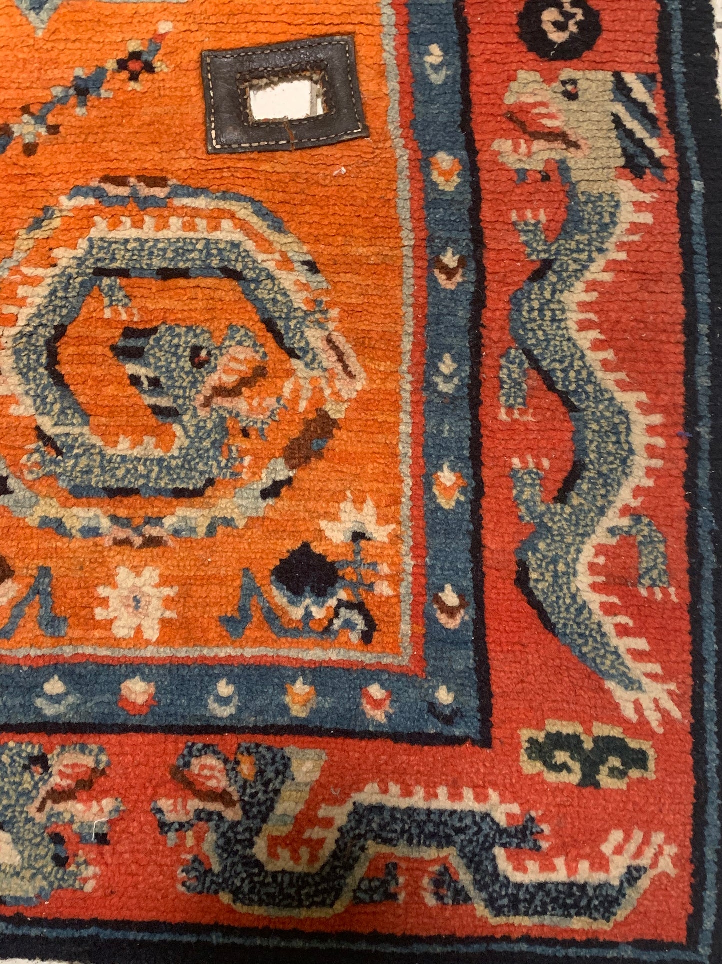 Antique Tibetan horse carpet