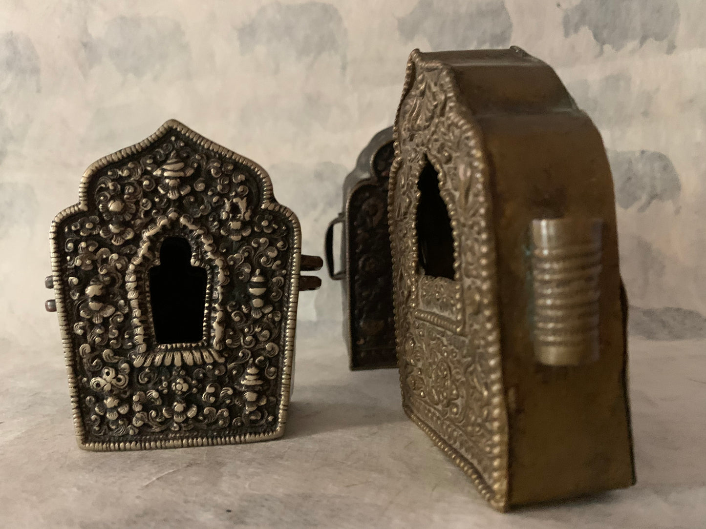 A collection of 19th C metal ghaus