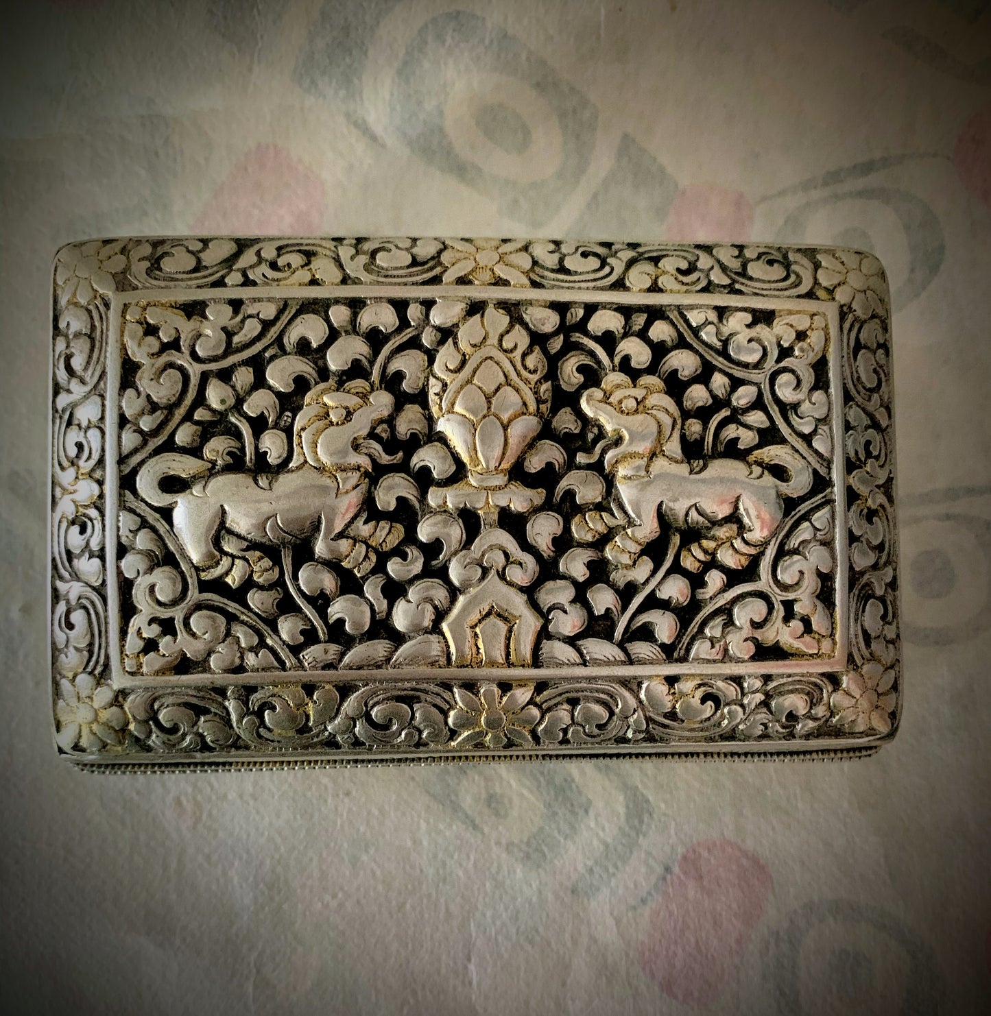 A Bhutanese betel nut box