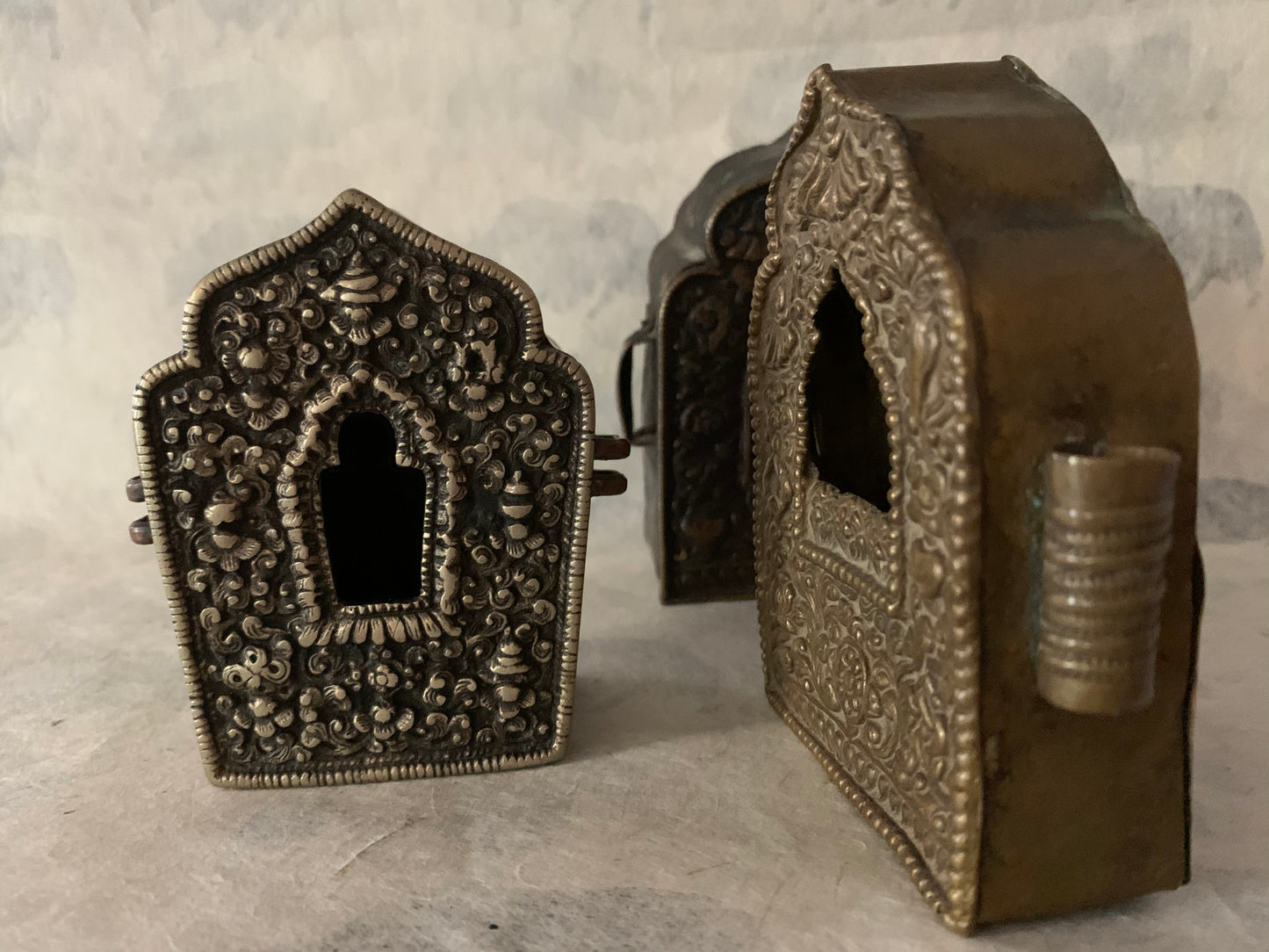 A collection of 19th C metal ghaus