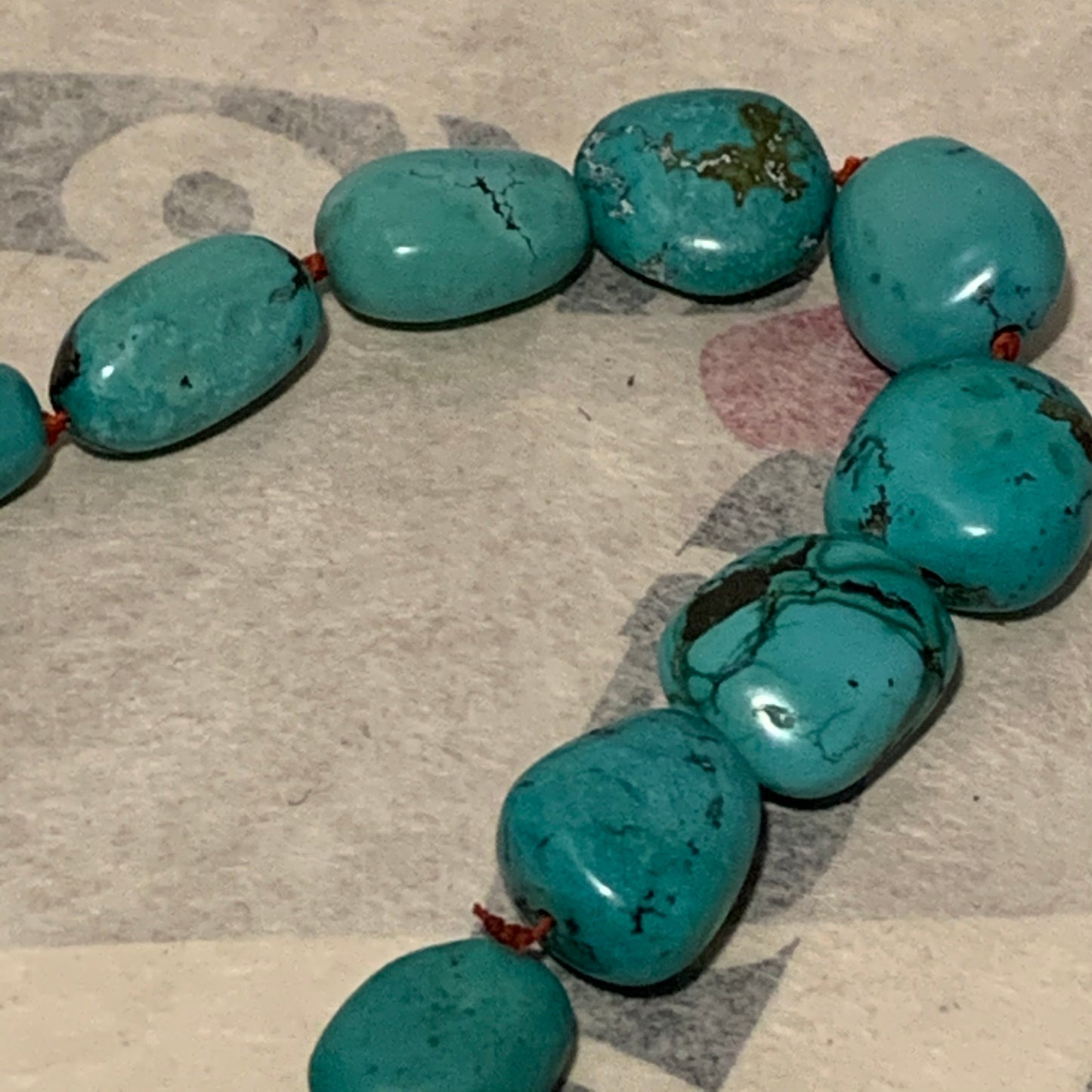 Antique Tibetan Turquoise bead necklace