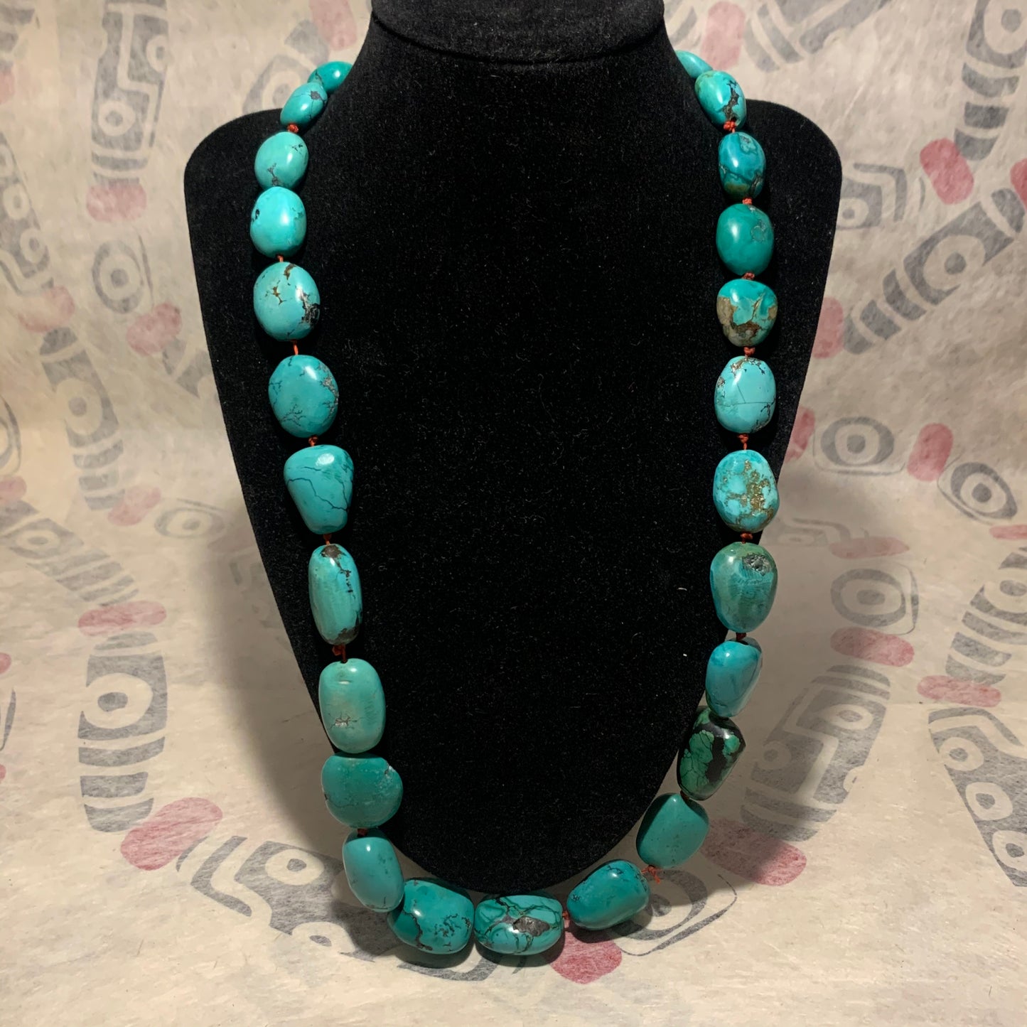 Antique Tibetan Turquoise bead necklace