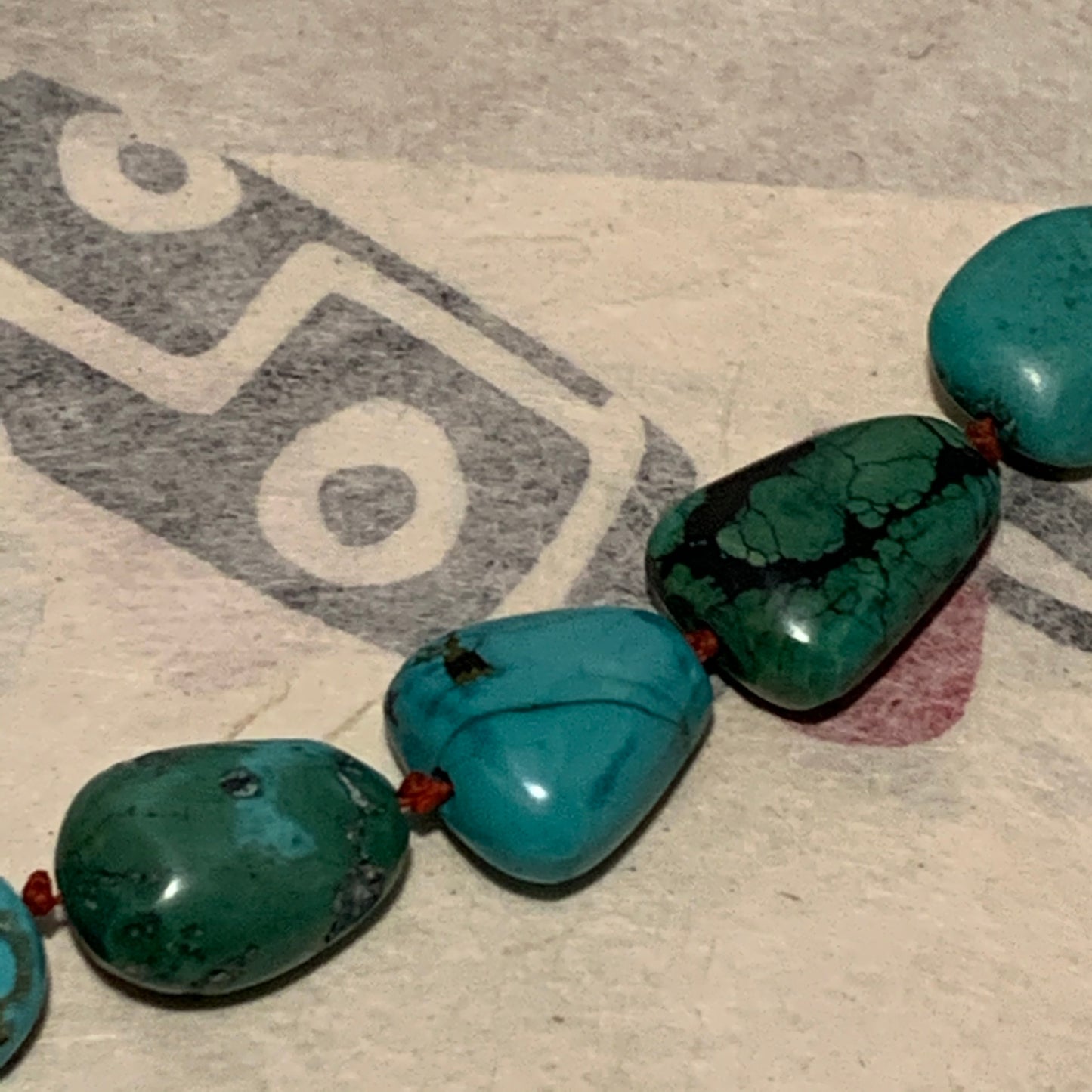 Antique Tibetan Turquoise bead necklace