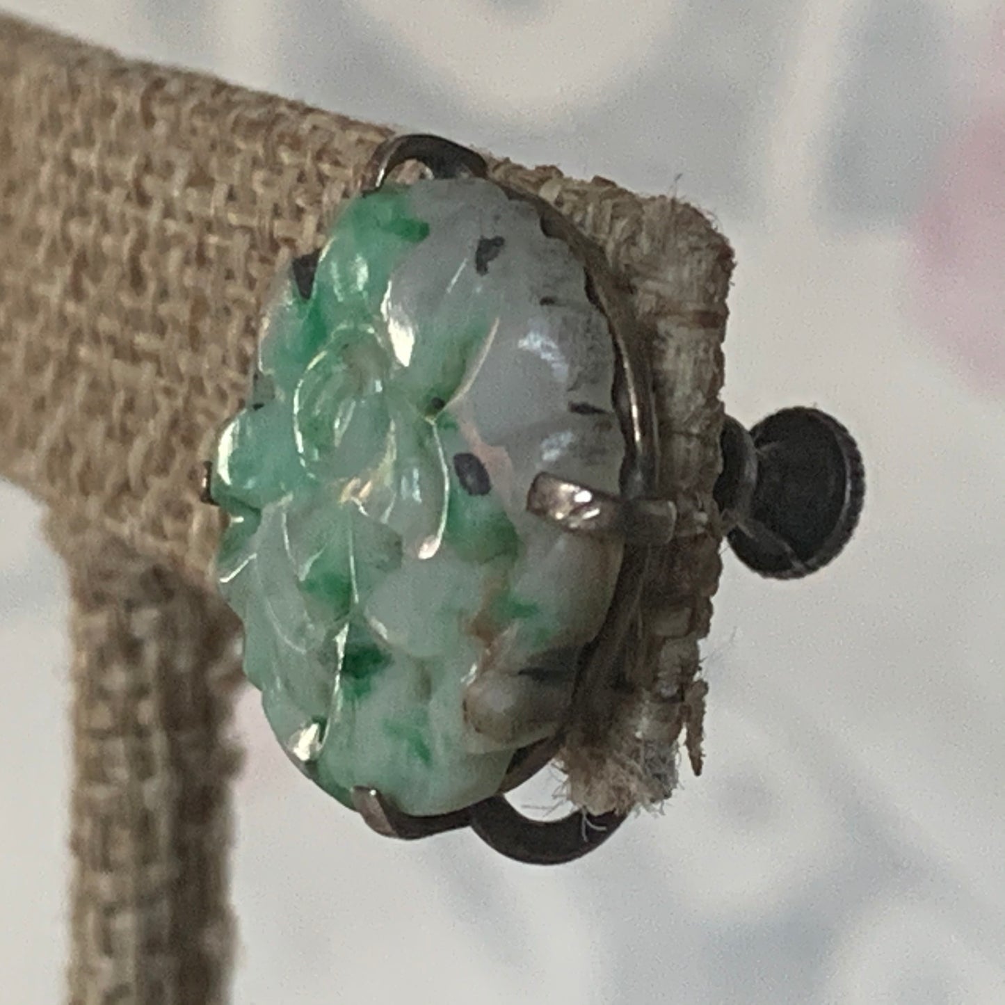 Jade ear rings