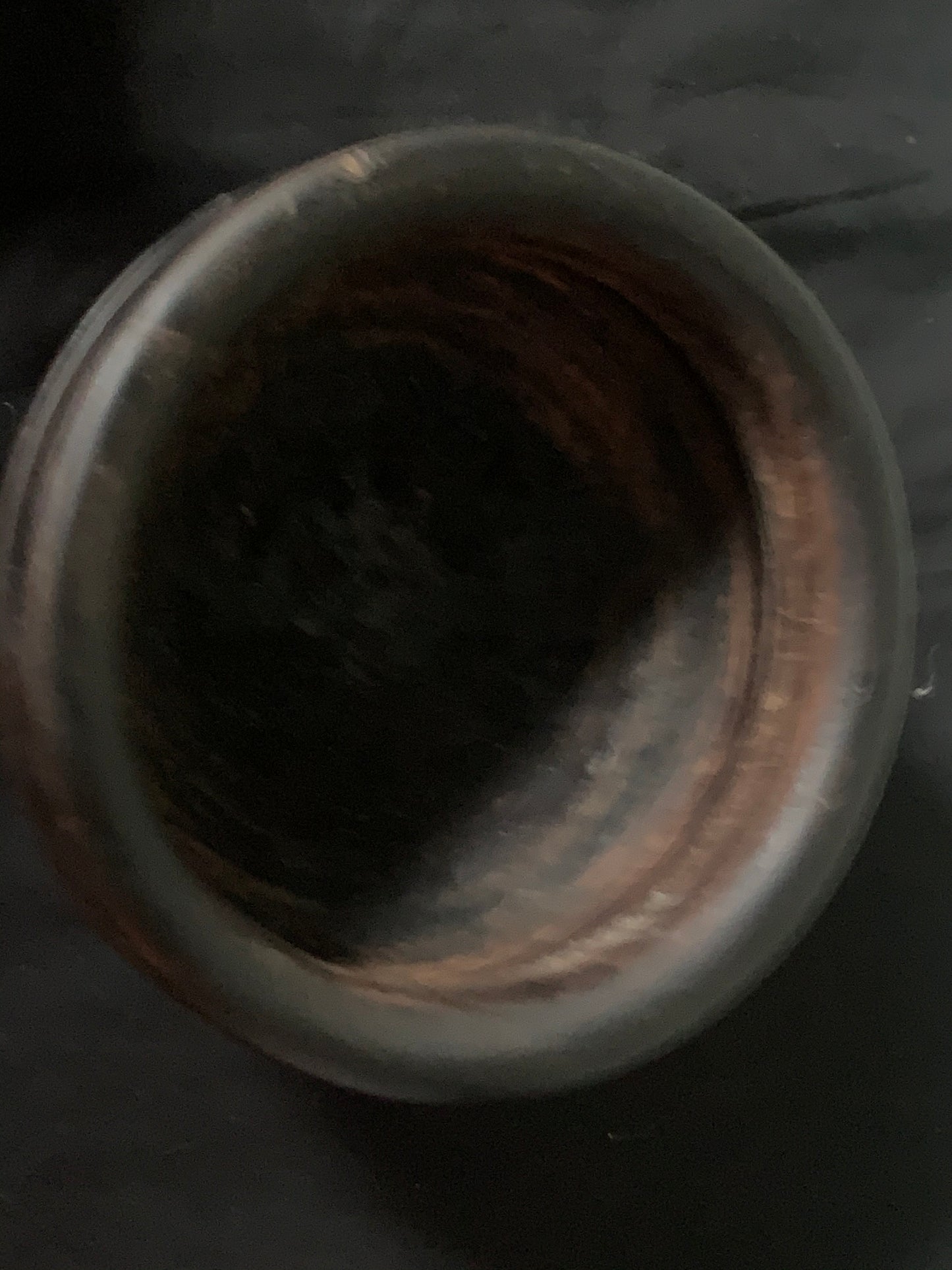 A vintage Tibetan wooden bowl