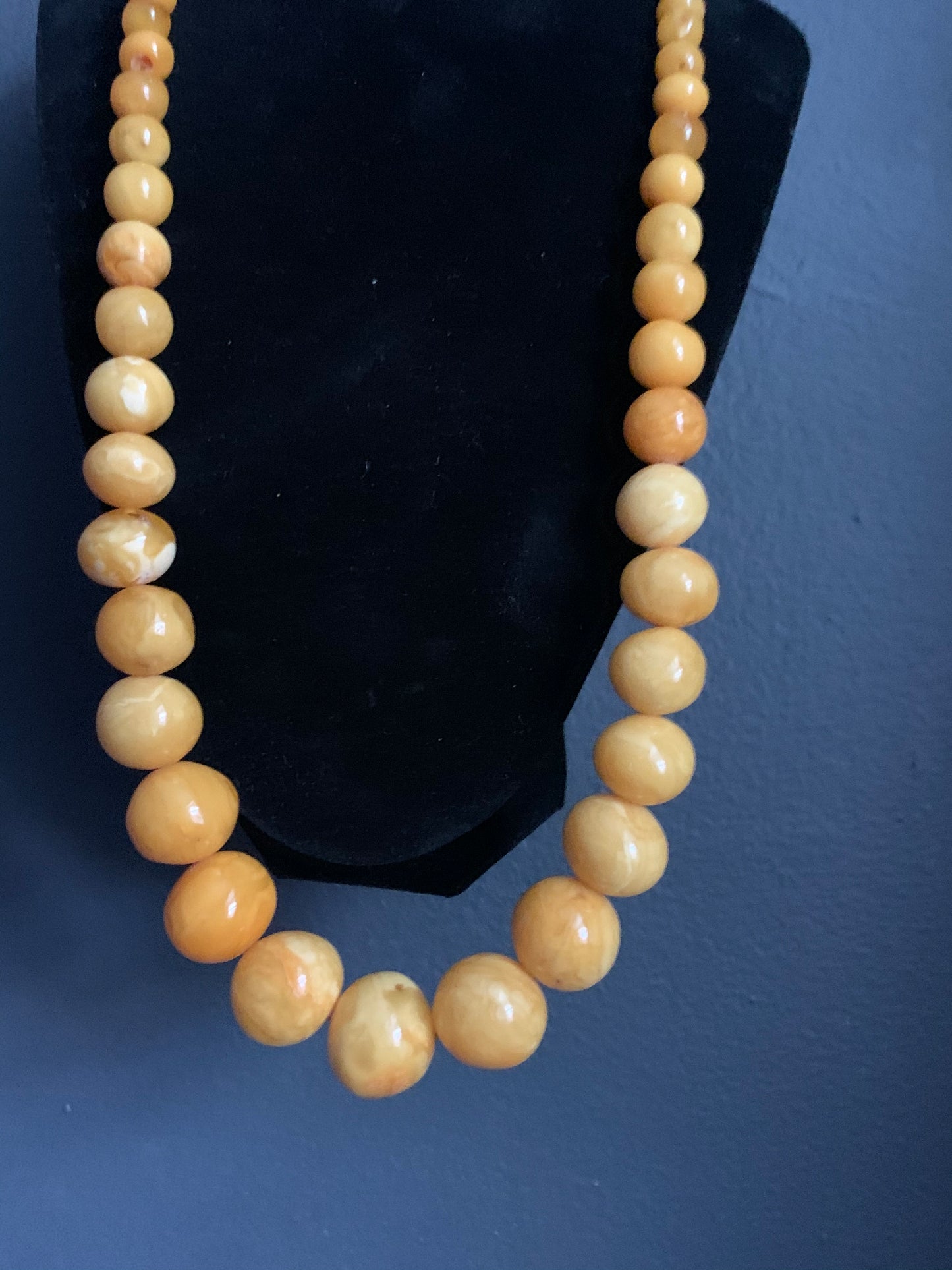 Butterscotch amber necklace