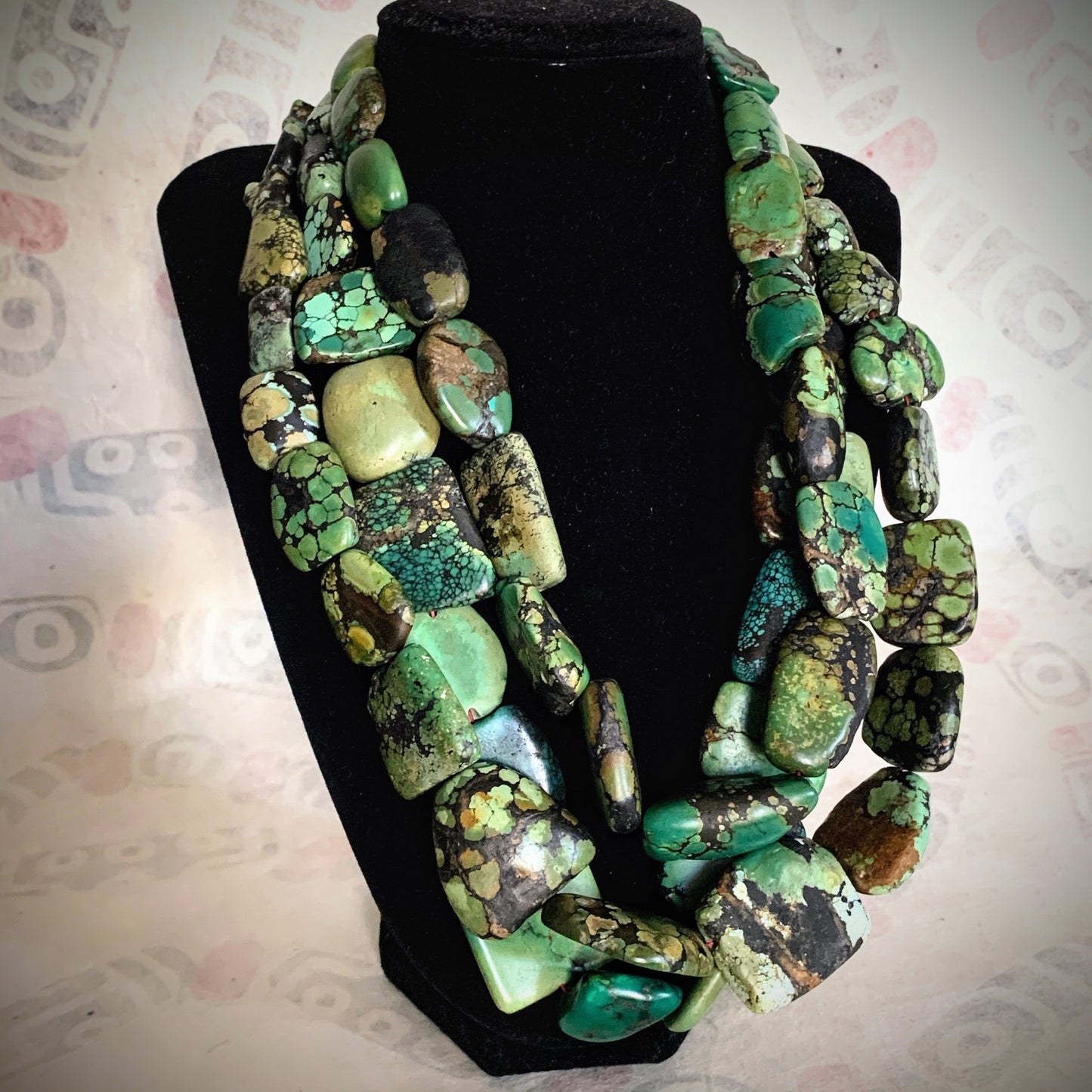 Antique Tibetan turquoise necklace