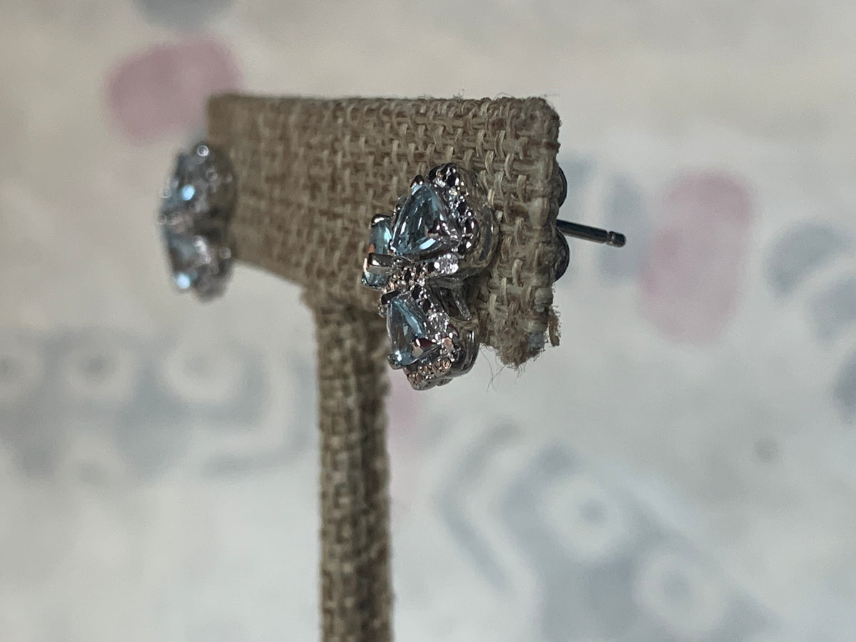 Aquamarine earring
