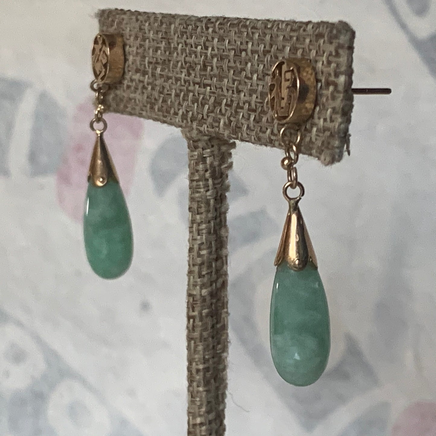 A jade earring