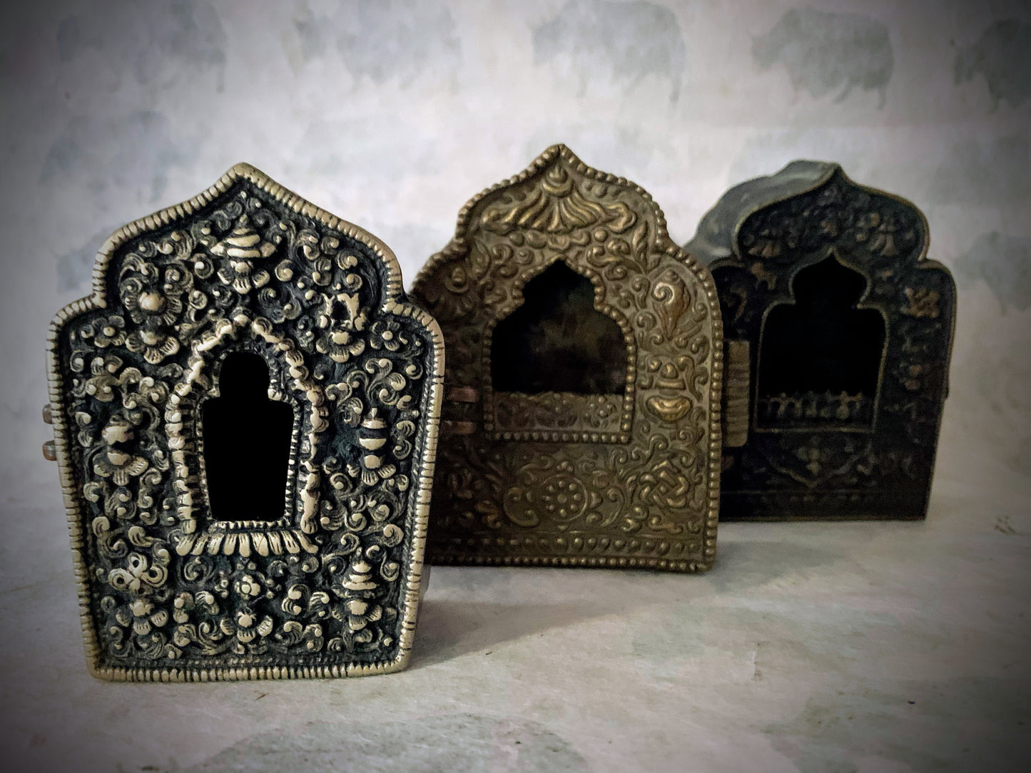 A collection of 19th C assorted metal ghaus