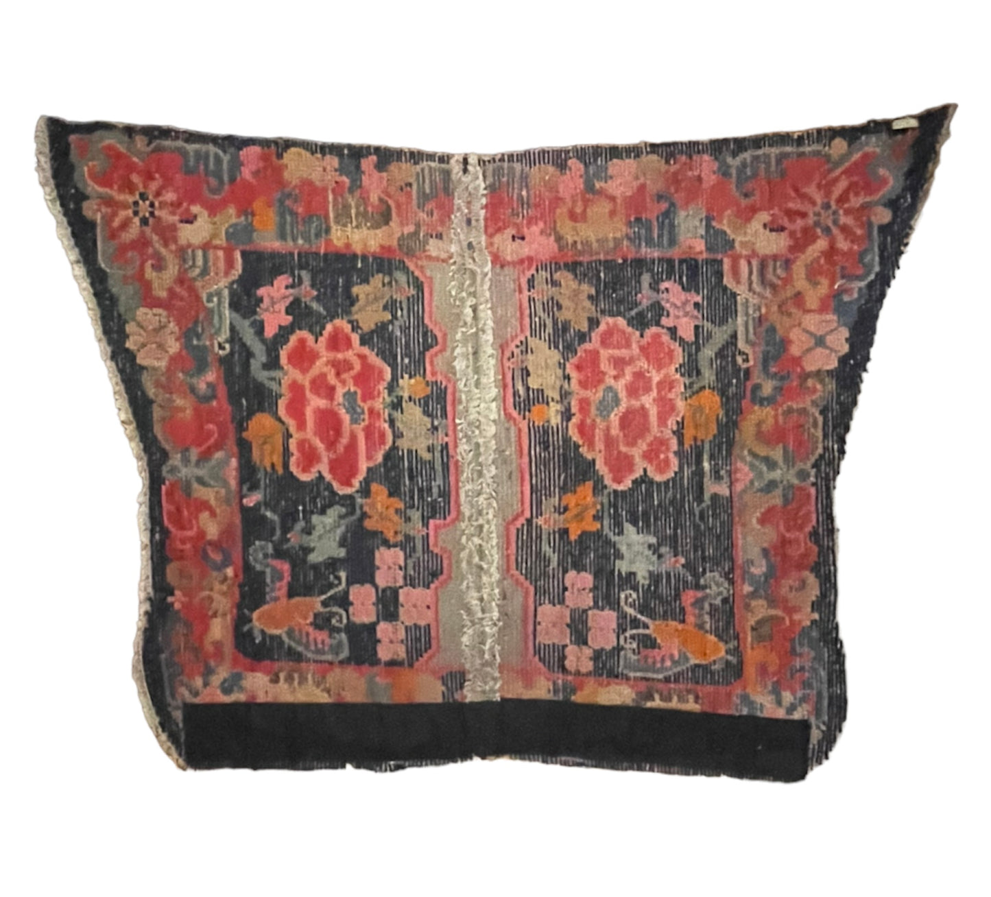 An antique Tibetan saddle rug