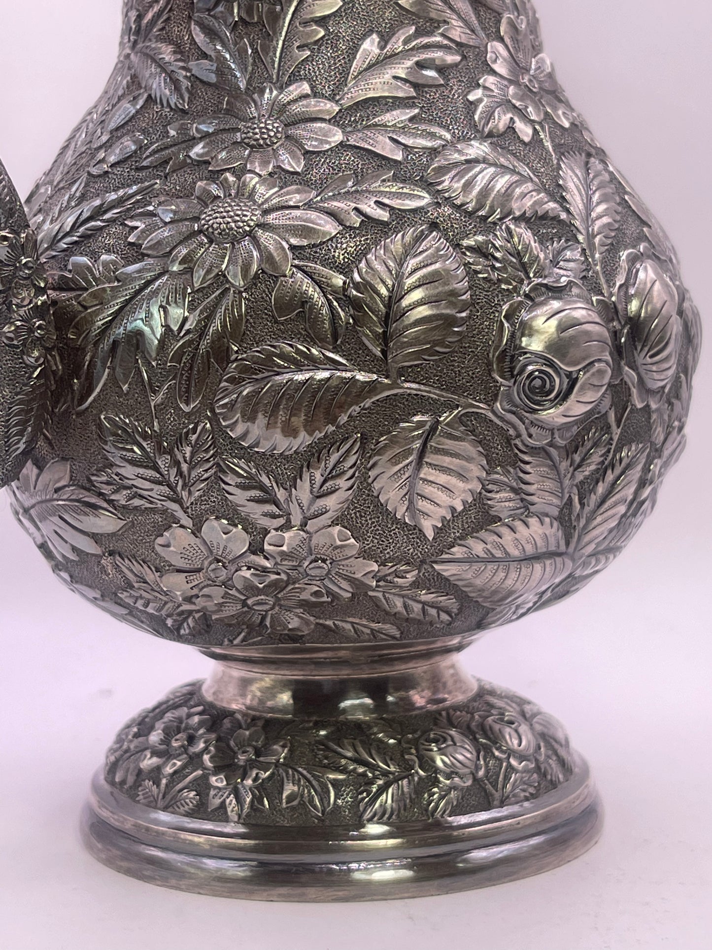 Early 20th C., antique hand chased pitcher