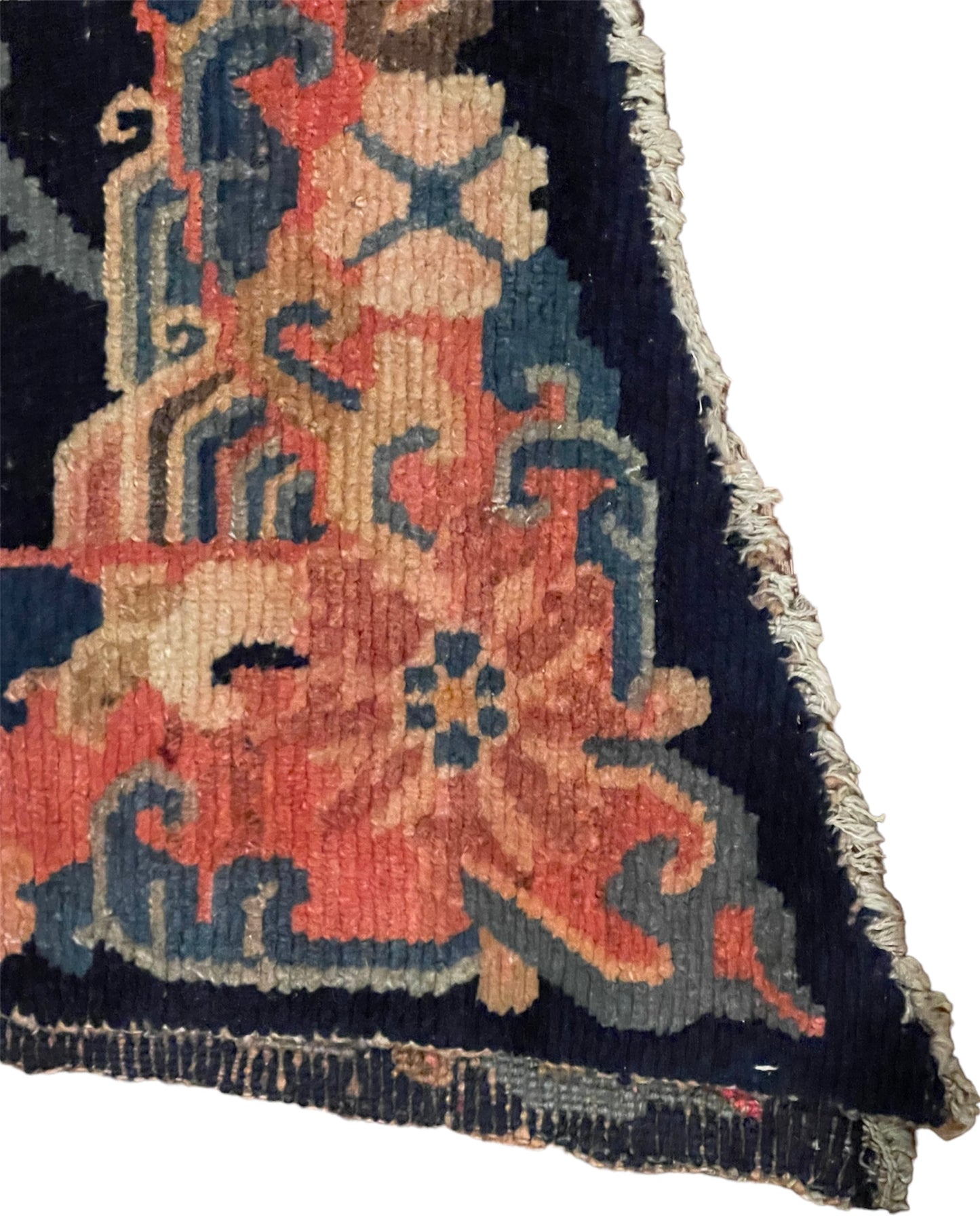 An antique Tibetan saddle rug