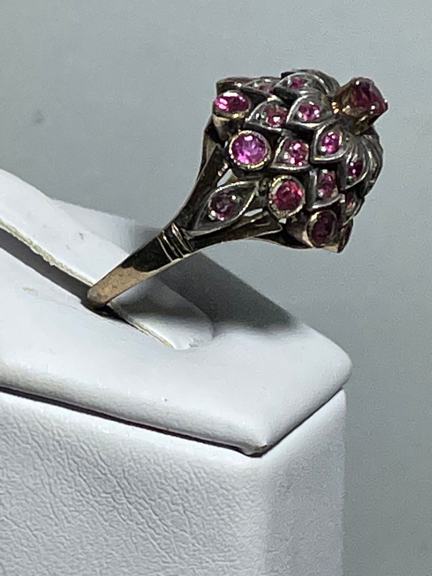 A vintage ruby and gold Thai princess ring