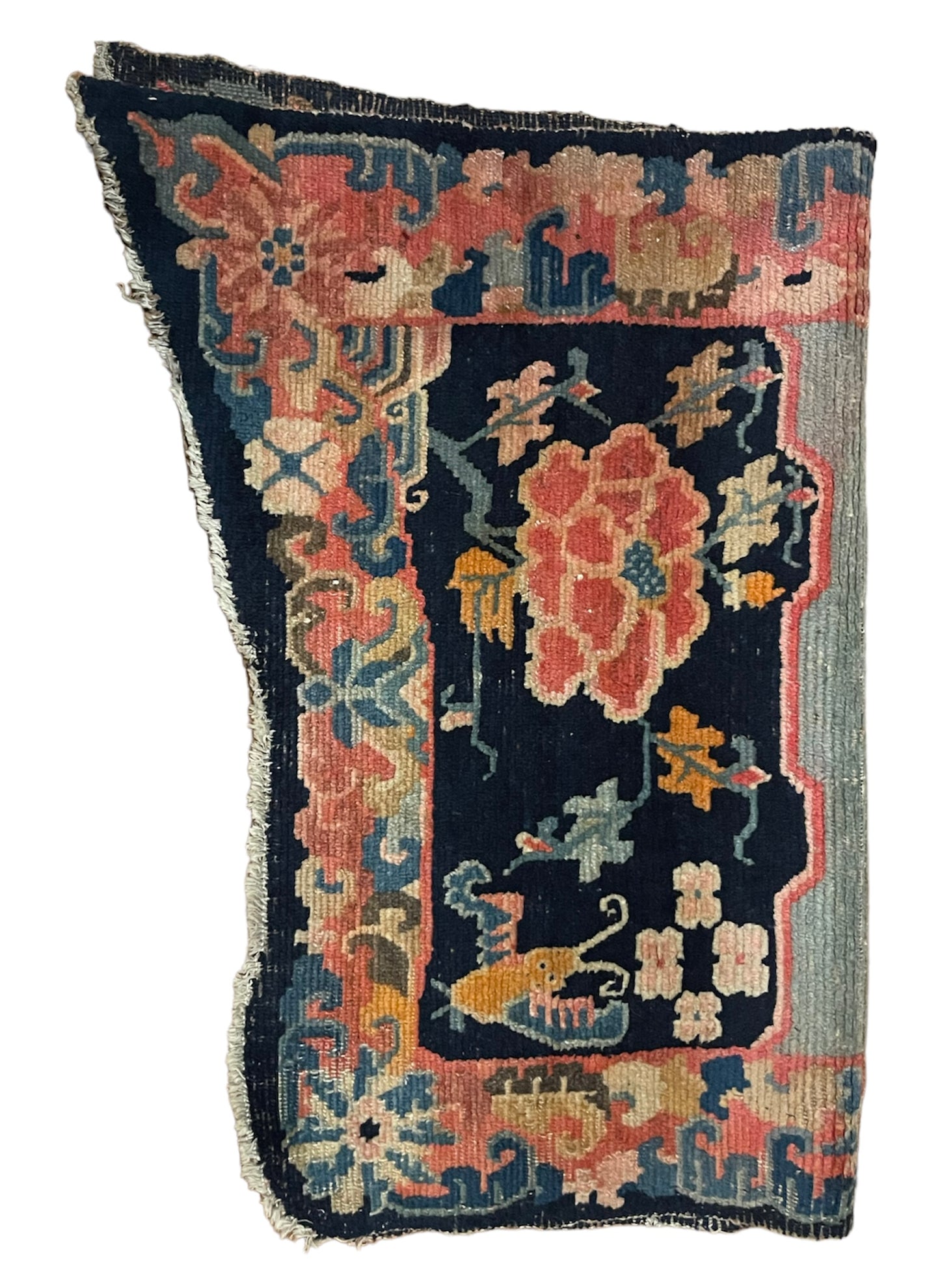 An antique Tibetan saddle rug