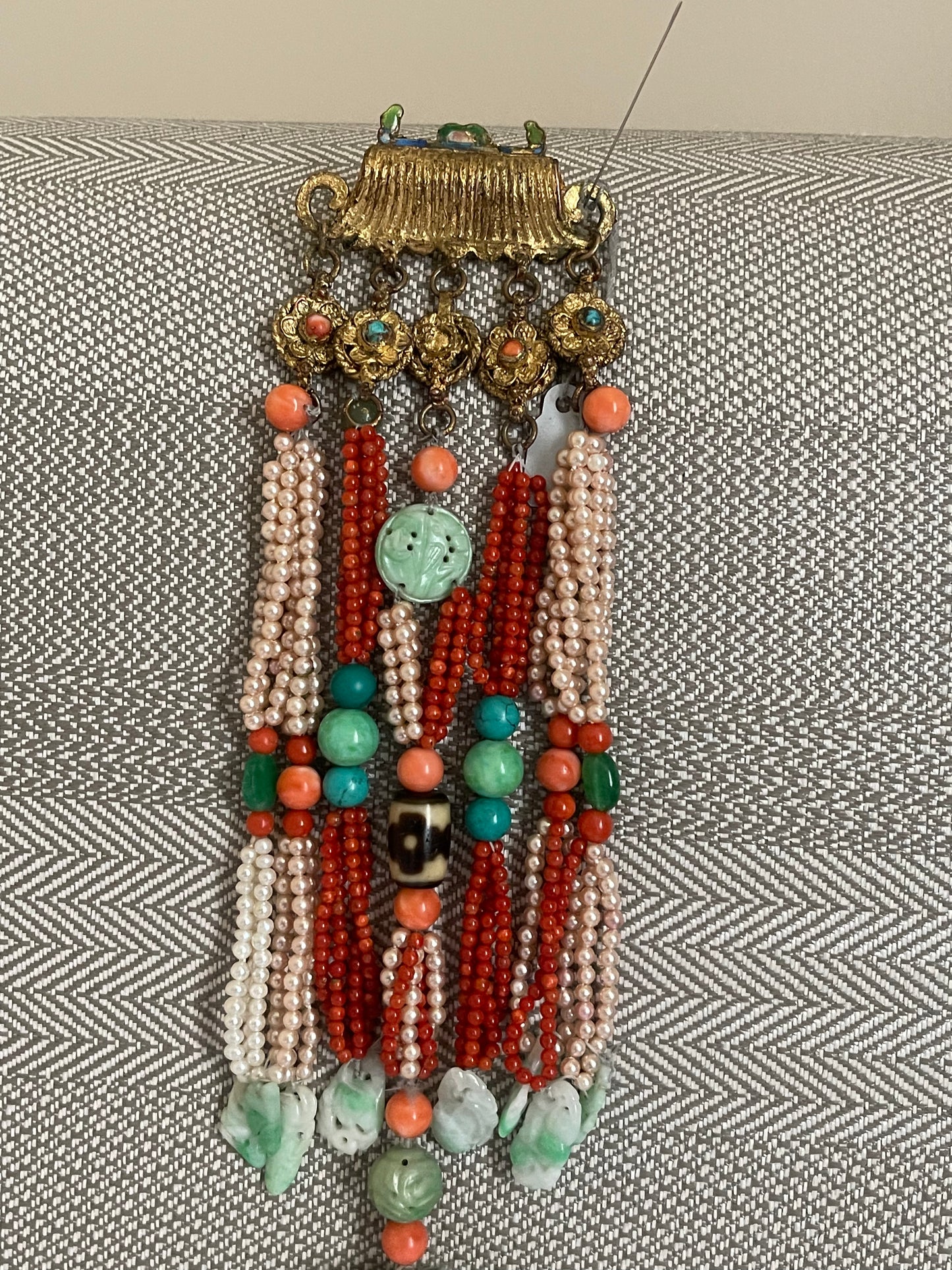 A TRADITIONAL TIBETAN CHAB-CHAB JEWELRY