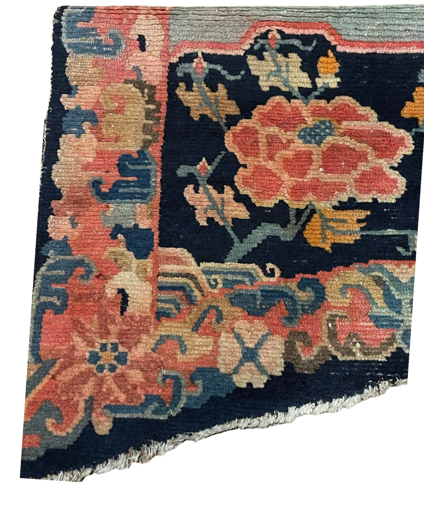 An antique Tibetan saddle rug