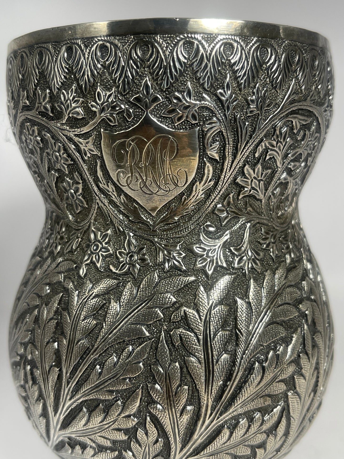 Early 20th C., antique hand chased pitcher