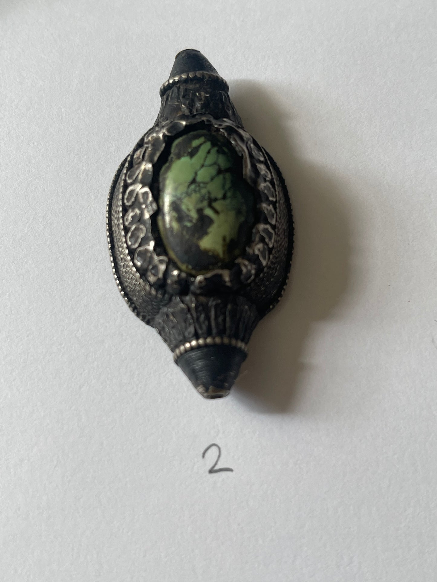 Antique Tibetan Turquoise hair beads