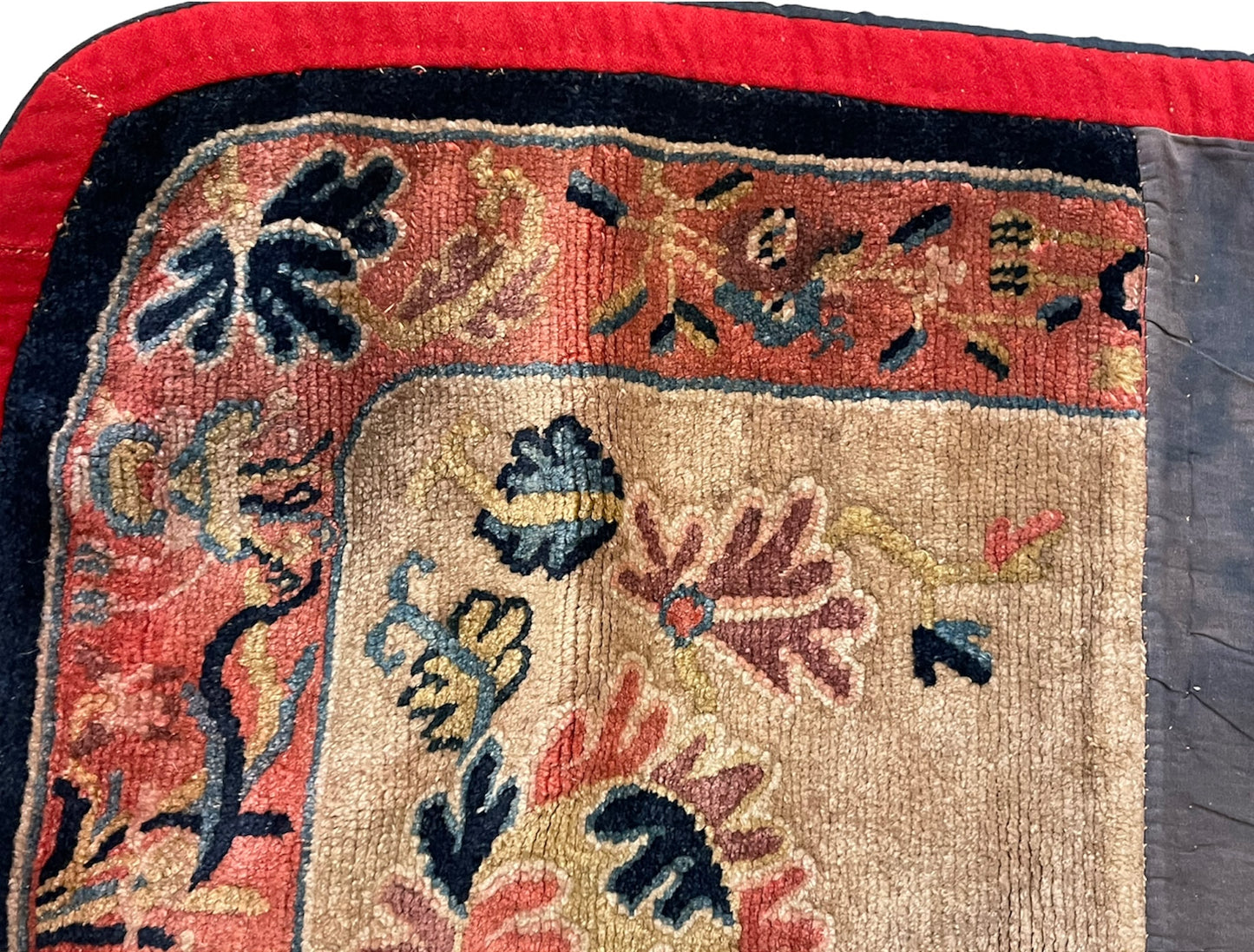 An antique Tibetan meditation rug