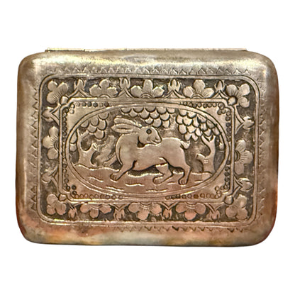 A silver box