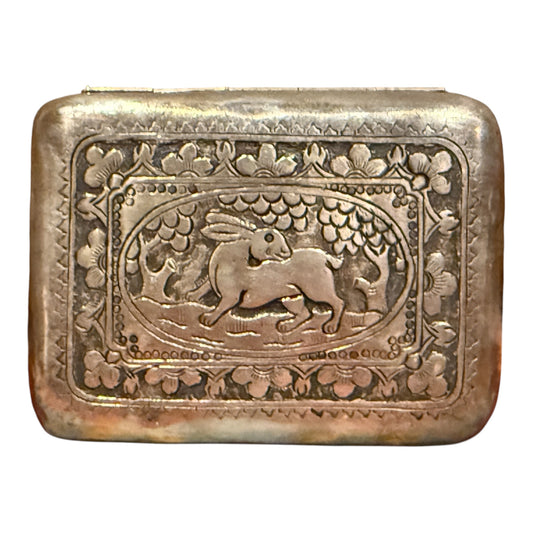 A silver box