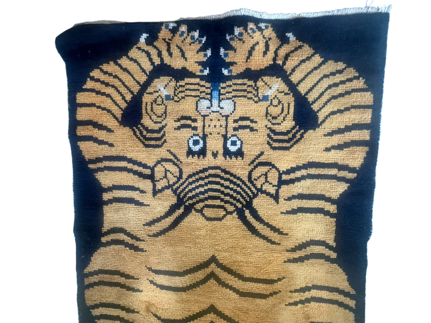 Antique tiger rug