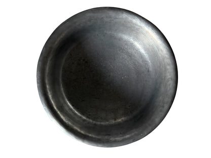 Antique Tibetan Burlwood Silver Mounted Offering Bowl Himalayan Cup
