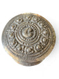 An antique silver incense box with lid