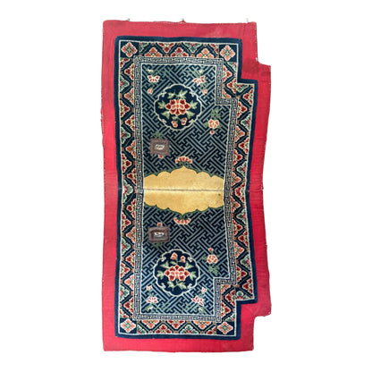 A mid 20th C.  Tibetan saddle rug