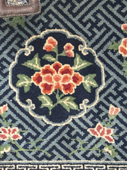 A mid 20th C.  Tibetan saddle rug