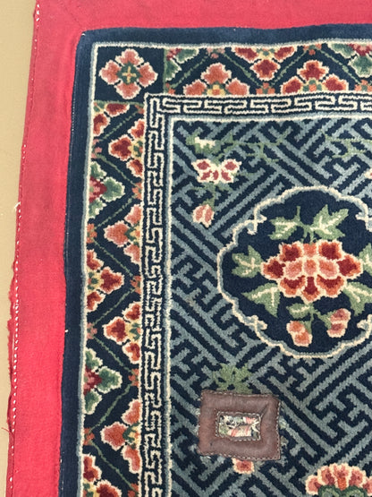 A mid 20th C.  Tibetan saddle rug