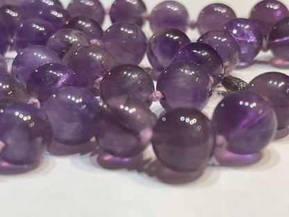 A vintage amethyst necklace