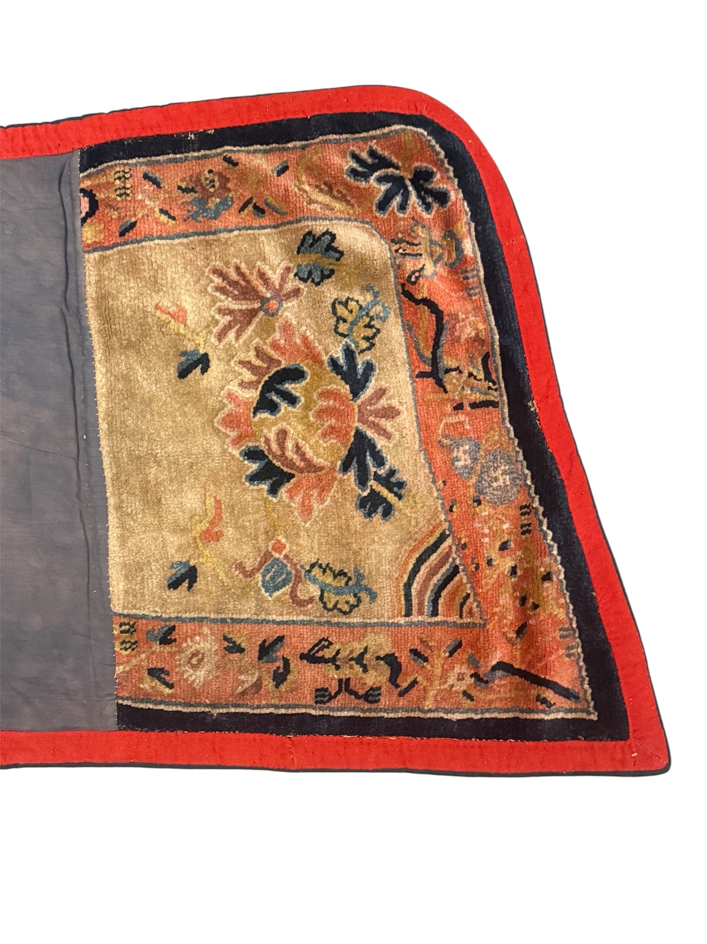 Antique Tibetan saddle blanket/rug