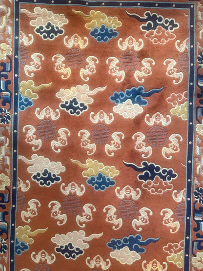 An antique ningxia rug