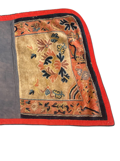 Antique Tibetan saddle blanket/rug