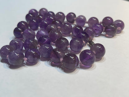 A vintage amethyst necklace