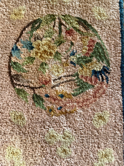 Antique Chinese  seat rug