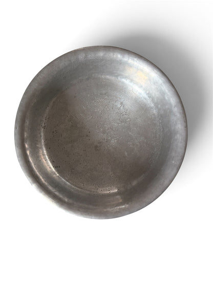 Antique Tibetan Burlwood and Silver Bowl