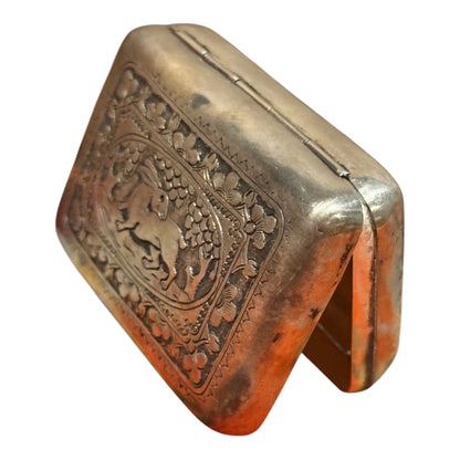 A silver box