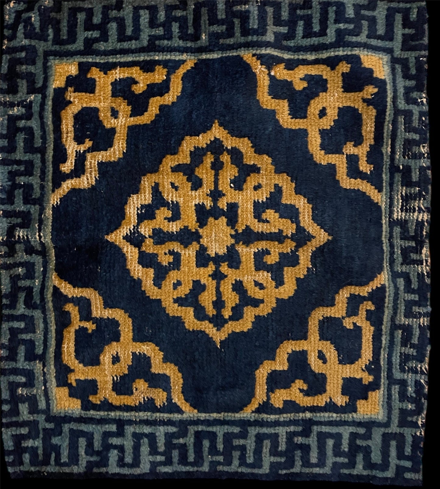 A Chinese  monastery meditation rug