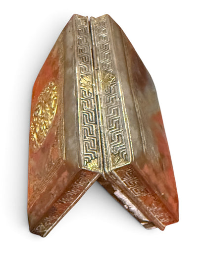 Antique silver and gilded silver Bhutanese betel nut box