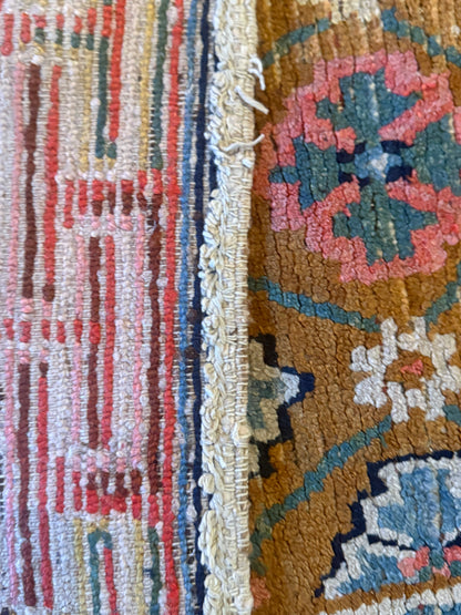 Antique 19th Century Tibetan woolen rug
