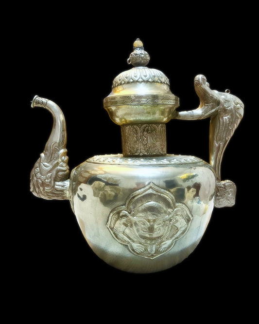 An antique Tibetan silver Teapot