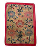 An early 20th C., antique Tibetan floral  cushion rug