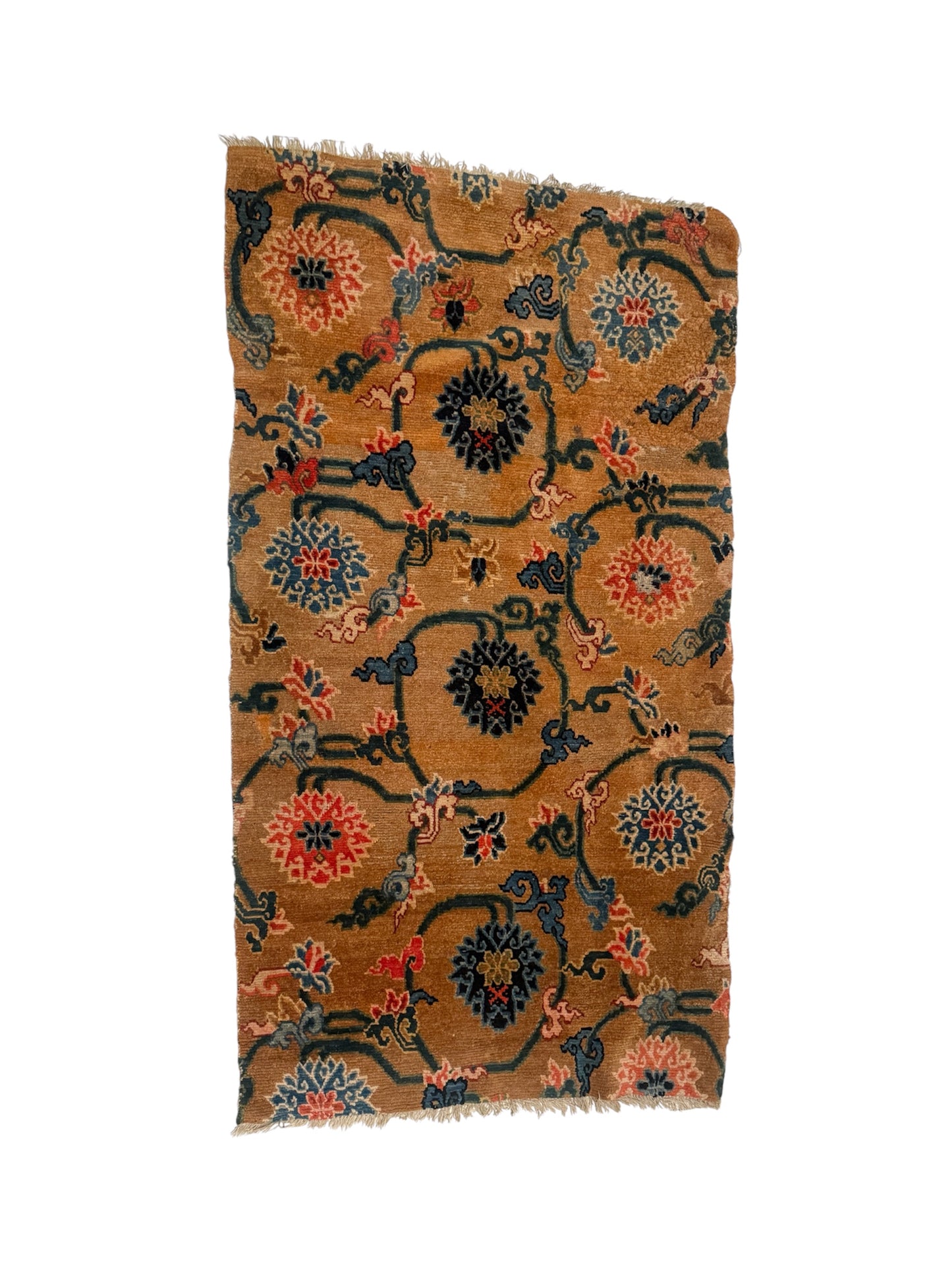 An antique  Tibetan  rug